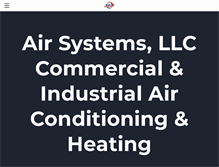Tablet Screenshot of airsystemsllc.com